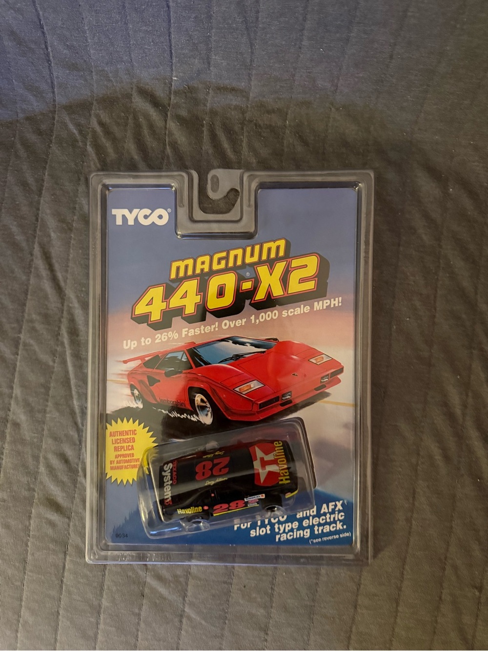 Nascar Slot Car Kits with Davey Allison #28- Black, Red, Yellow - Picture 3 of 4